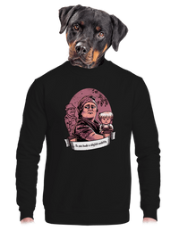 unisex mikina bez kapuce