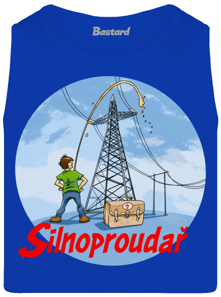 Silnoproudař pánské tílko Royal Blue