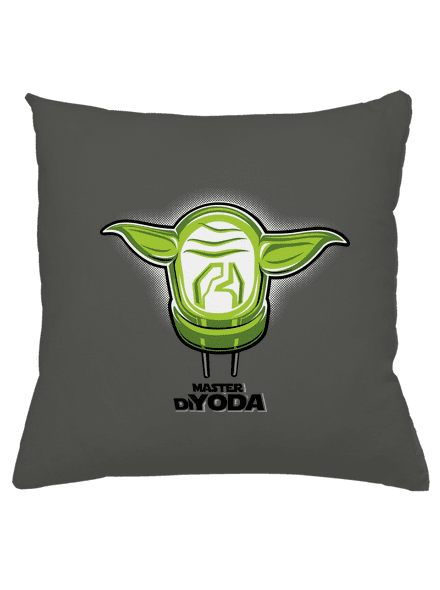 Mistr DiYoda polštář Gray Pol
