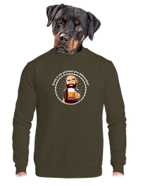 unisex mikina bez kapuce