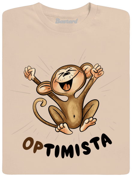 Optimista Op pánské tričko Sand