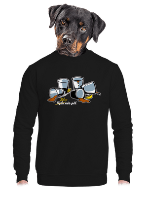 unisex mikina bez kapuce