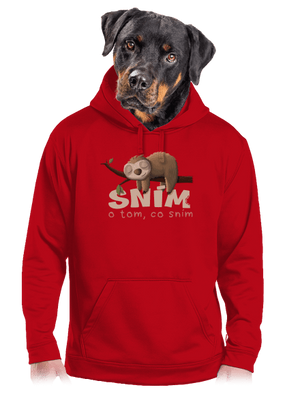 Sním o tom, co sním pánská mikina klokanka Red