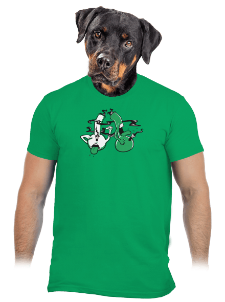 Bongo kašel pánské tričko Kelly Green