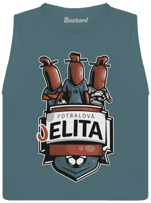 Fotbalová jelita dámské tílko volné Heather Deep Teal