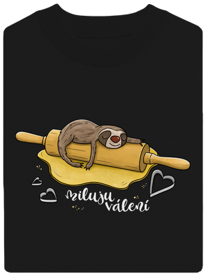 Miluju válení unisex mikina bez kapuce Black