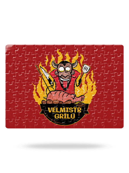 Velmistr grilu puzzle White