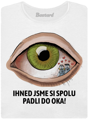 Padli do oka dámské tričko White