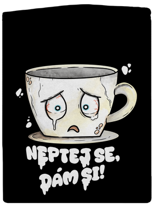 Neptej se, dám si dámská mikina na zip Black