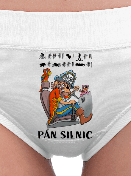 Pán silnic dámské kalhotky White