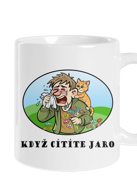 Cítíte jaro klasický hrnek White