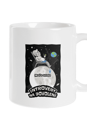Introvert na dovolené klasický hrnek White