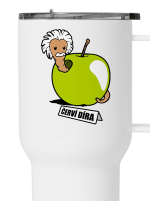 Červí díra termohrnek White