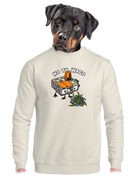 unisex mikina bez kapuce