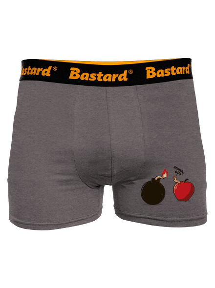 Bombovej účes boxerky Gray Melange