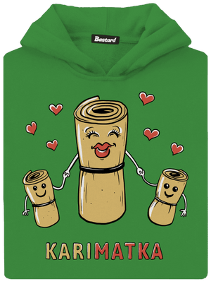 Karimatka dětská mikina klokanka Kelly Green AWD