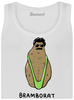 Bramborat dámské tílko klasické White