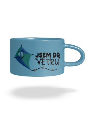 Do větru hrnek makronka Blue Macaron