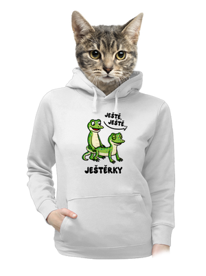 Ještě, ještě dámská mikina klokanka White