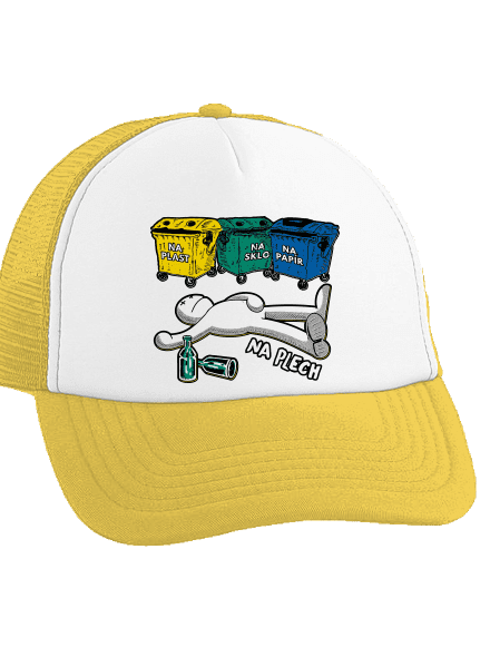 Tříděný odpad kšiltovka truckerka Sunflower cap