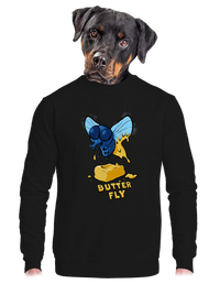 unisex mikina bez kapuce