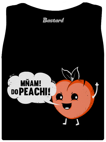Mňam do peachi dámské tílko klasické Black