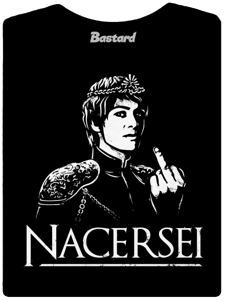 Nacersei dámské tričko s lemem Black