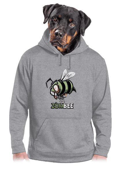 ZomBee pánská mikina klokanka Light Melange