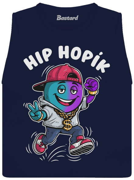 Hip Hopík dámské tílko volné Navy