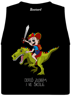 Kluk ve škole dámské tílko volné Black