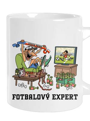 Fotbalový expert velký hrnek White