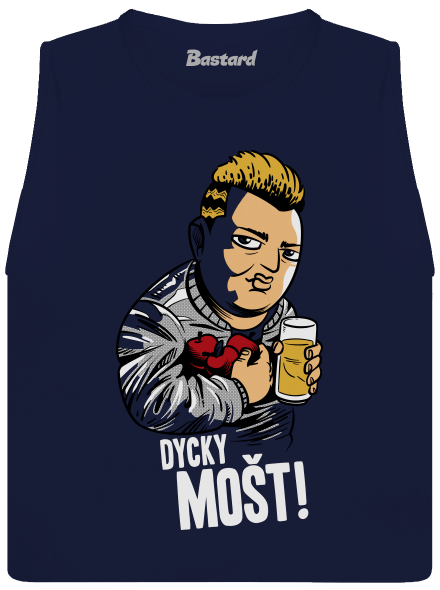 Dycky mošt dámské tílko volné Navy
