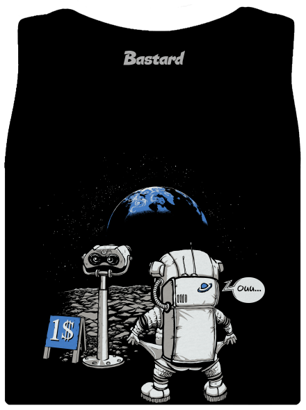 Kosmonaut dámské tílko klasické Black