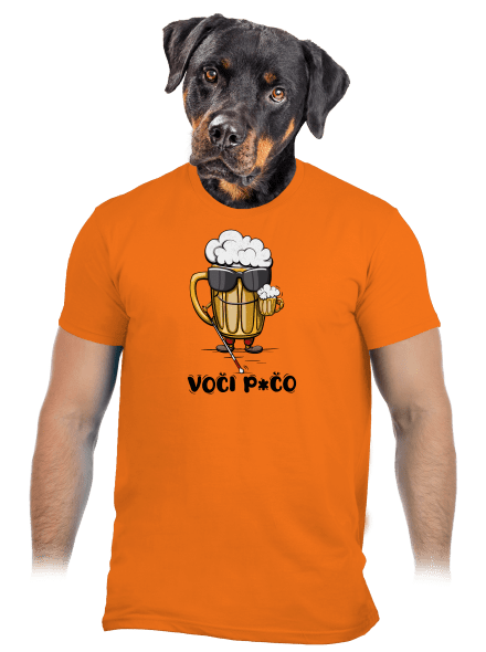 Voči p*čo pánské tričko Orange
