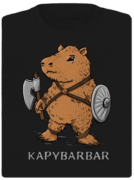 Kapybarbar dámské sportovní tričko Black