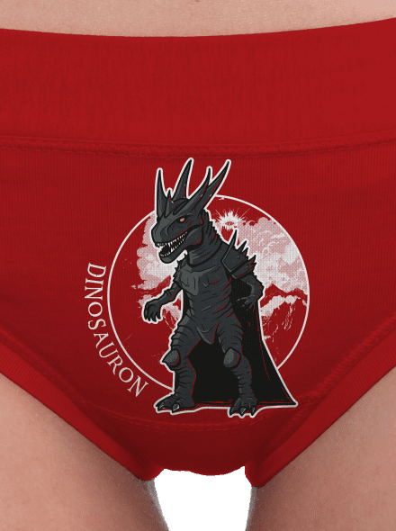 Dinosauron dámské kalhotky Red Mal