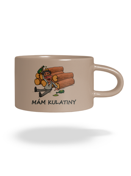 Mám kulatiny hrnek makronka Brown Macaron
