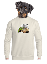 unisex mikina bez kapuce