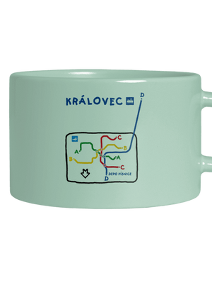 Metro Královec hrnek makronka Mint Macaron