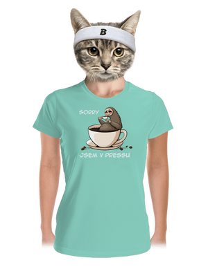 V pressu dámské sportovní tričko Mint Mal