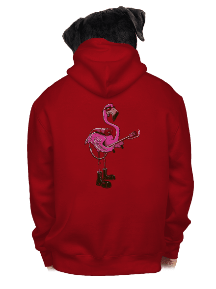 Plamenomeťák pánská mikina na zip Red