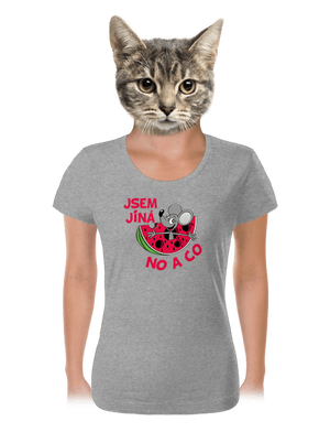 Jsem jiná dámské tričko Dark Gray Melange