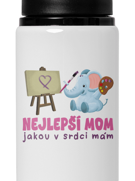Nejlepší mom lahev na vodu White