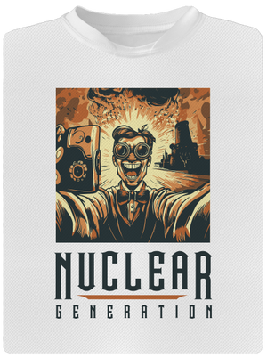 Nuclear generation pánské sportovní tričko White