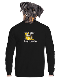 unisex mikina bez kapuce