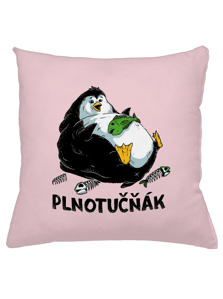 Plnotučňák polštář Light Pink