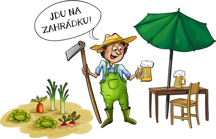 Jdu na zahrádku