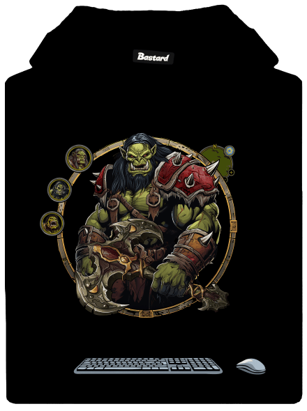 B17: Warcraft pánská mikina klokanka Black