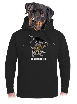 Xenomorph unisex mikina premium Dark Black