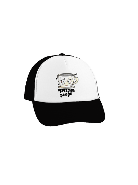 Neptej se, dám si kšiltovka truckerka Black cap